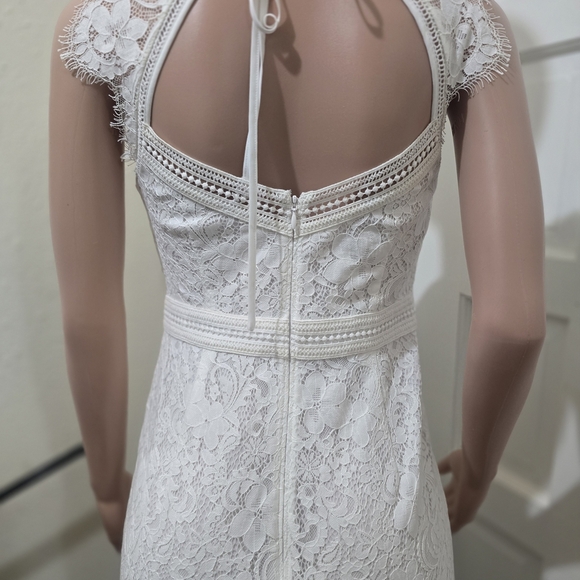 Monsoon Ivory Lace Dress - Picture 3 of 9